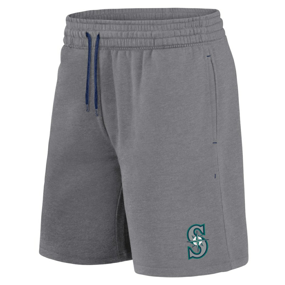 Seattle Mariners Fanatics Arch T-Shirt & Shorts Combo Set - Navy/Heather Gray - Fanatics Sale