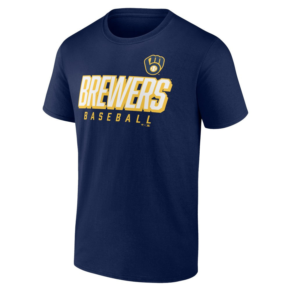 Milwaukee Brewers Fanatics Player Pack T-Shirt Combo Set - Navy/Gray - Fanatics Sale