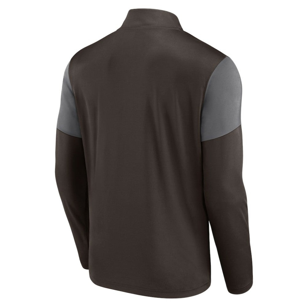 San Diego Padres Fanatics Logo Quarter-Zip Top - Brown - Fanatics Online