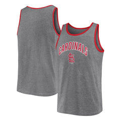 St. Louis Cardinals Fanatics Primary Tank Top - Heather Gray - Fanatics Sale