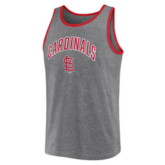 St. Louis Cardinals Fanatics Primary Tank Top - Heather Gray - Fanatics Sale