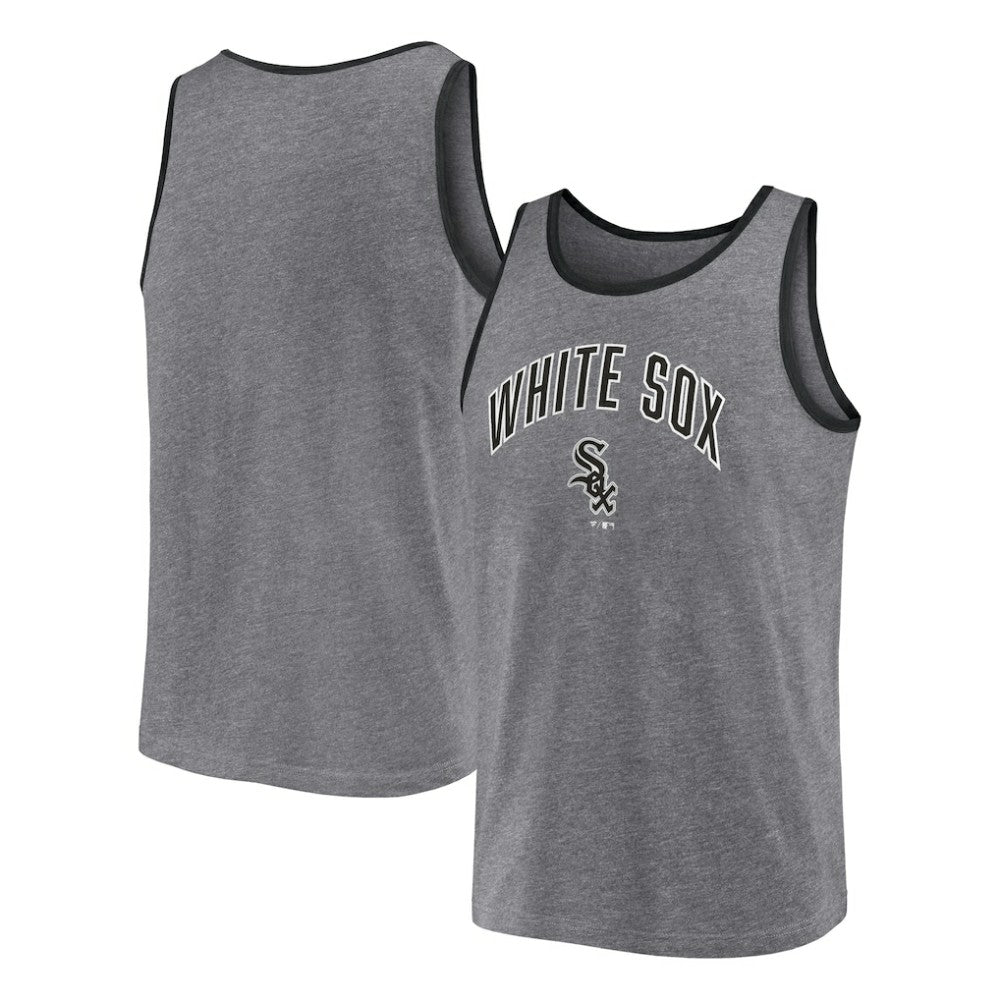 Chicago White Sox Fanatics Primary Tank Top - Heather Gray - Fanatics Online