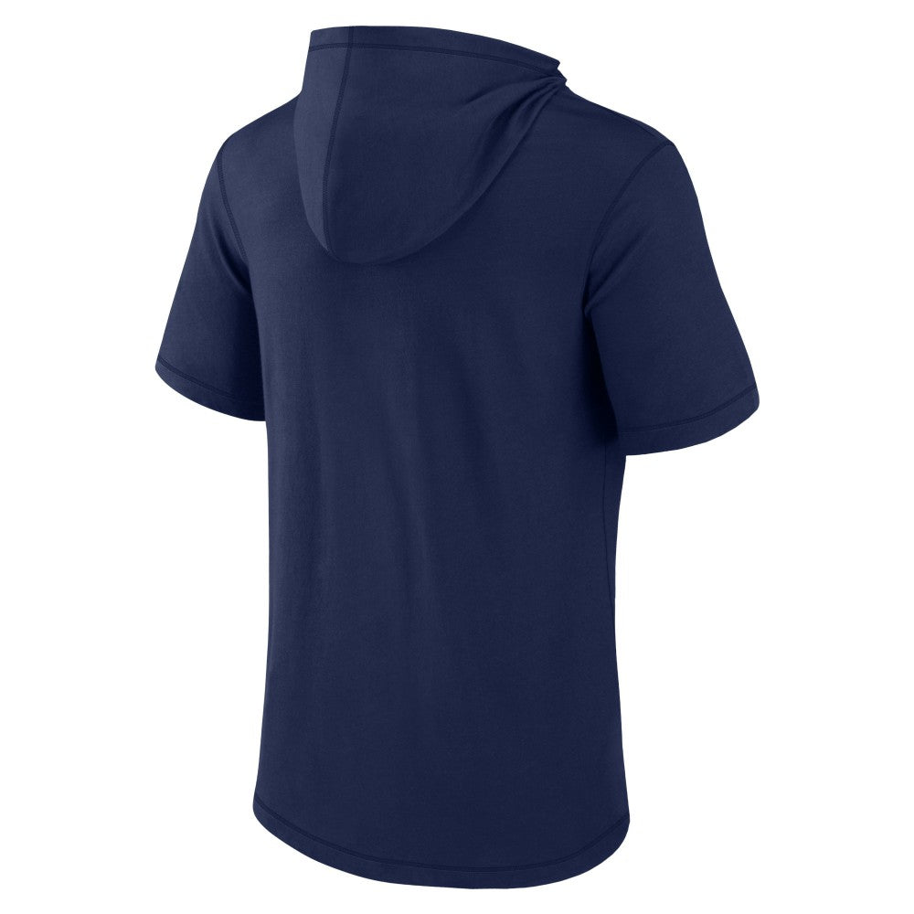 Minnesota Twins Fanatics Short Sleeve Hoodie T-Shirt - Navy - Fanatics Sale