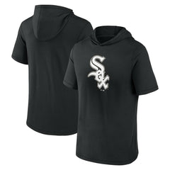Chicago White Sox Fanatics Short Sleeve Hoodie T-Shirt - Black - Fanatics Discount