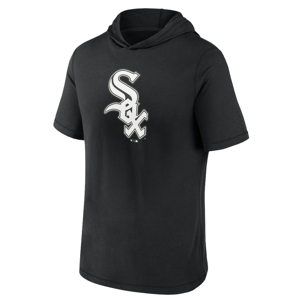 Chicago White Sox Fanatics Short Sleeve Hoodie T-Shirt - Black - Fanatics Discount