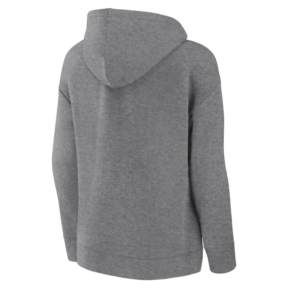 Kansas City Royals Fanatics Women's Script Favorite Lightweight Pullover Hoodie - Heather Gray - Fanatics on Sale