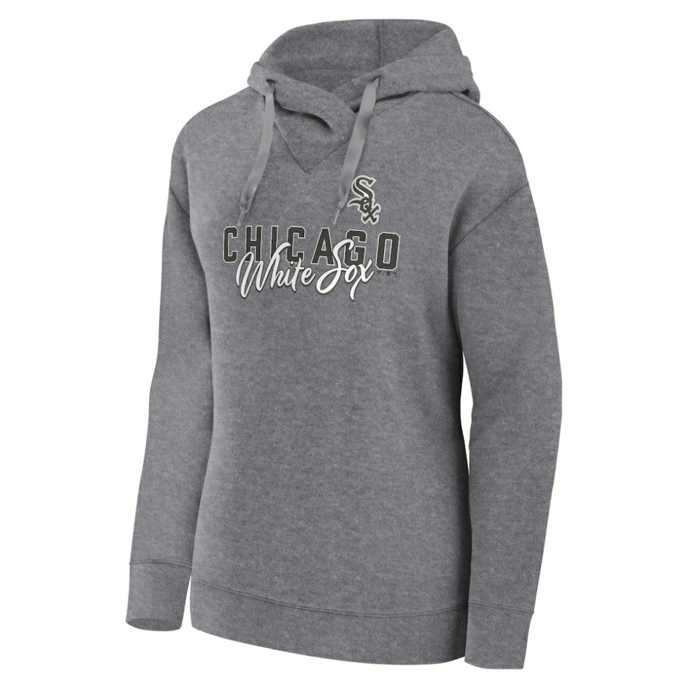 Chicago White Sox Fanatics Women's Script Favorite Lightweight Pullover Hoodie - Heather Gray - Fanatics Online