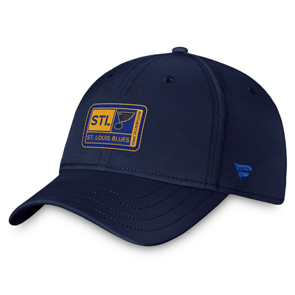 St. Louis Blues Fanatics Authentic Pro Training Camp Flex Hat – Navy - NHL 5035914
