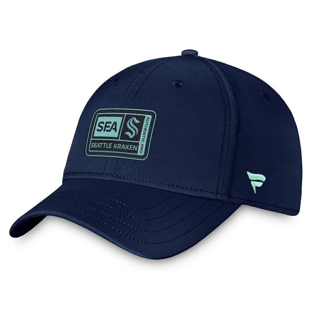 Seattle Kraken Fanatics Authentic Pro Training Camp Flex Hat – Deep Sea Blue - NHL 5035921