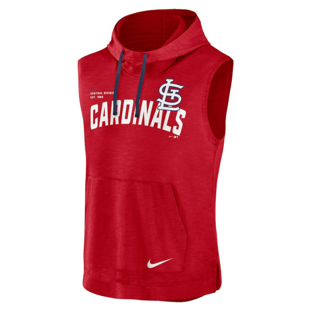 St. Louis Cardinals Nike Athletic Sleeveless Hooded T-Shirt - Red - Nike on Sale
