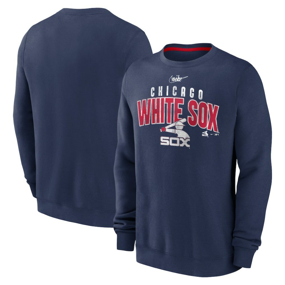 Chicago White Sox Nike Cooperstown Collection Team Shout Out Pullover Sweatshirt - Navy - Nike Sale