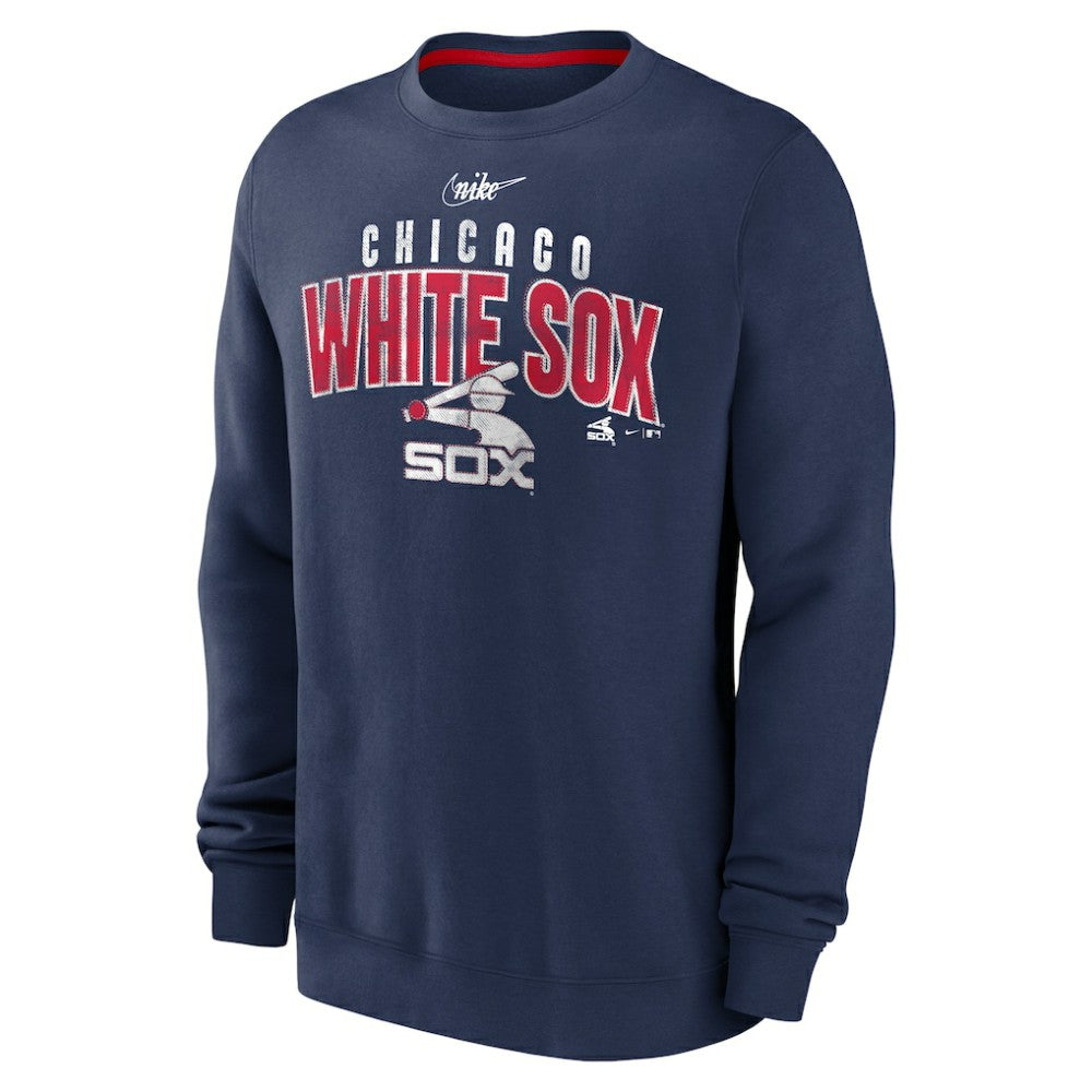 Chicago White Sox Nike Cooperstown Collection Team Shout Out Pullover Sweatshirt - Navy - Nike Sale