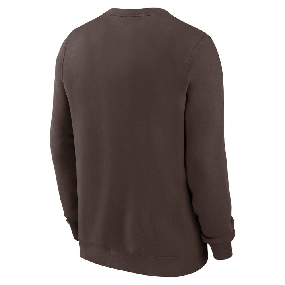 San Diego Padres Nike Cooperstown Collection Team Shout Out Pullover Sweatshirt - Brown - Nike Sale