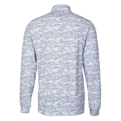 Philadelphia Phillies Cutter & Buck Big & Tall Traverse Camo Print Stretch Quarter-Zip Pullover Top - Charcoal - MLB Sale