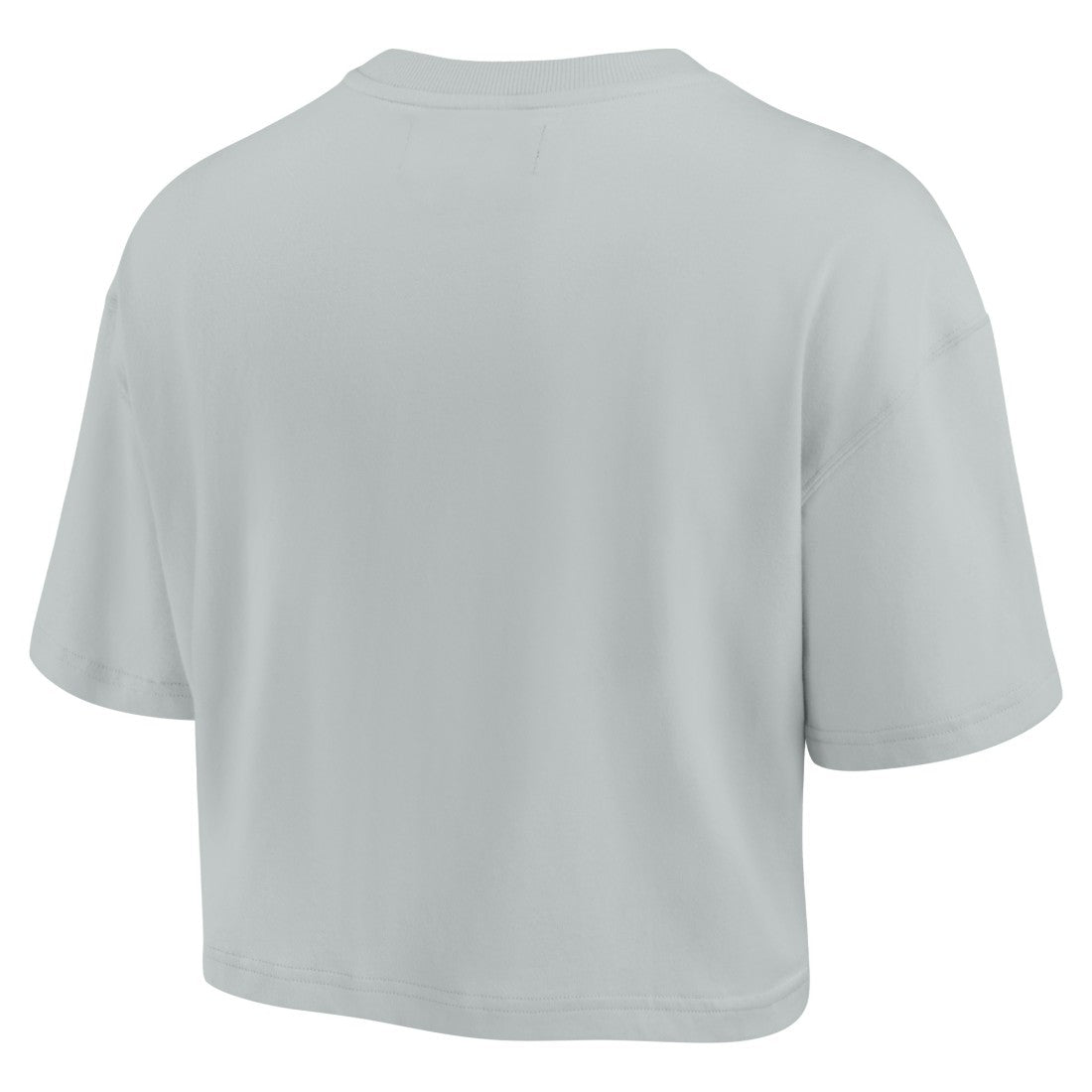 Fanatics Green Bay Packers Women's Elements Super Soft Boxy Cropped T-Shirt Gray