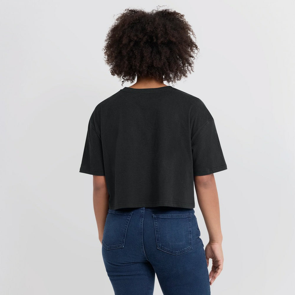 Fanatics Kansas City Chiefs Women's Elements Super Soft Boxy Cropped T-Shirt Black