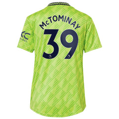 Scott McTominay Manchester United Women's 2022/23 Third Replica Player Jersey Neon Green - Adidas sale