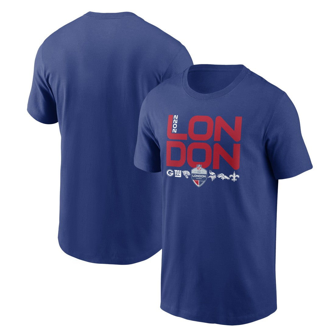 Nike NFL Essential London Games T-Shirt Royal