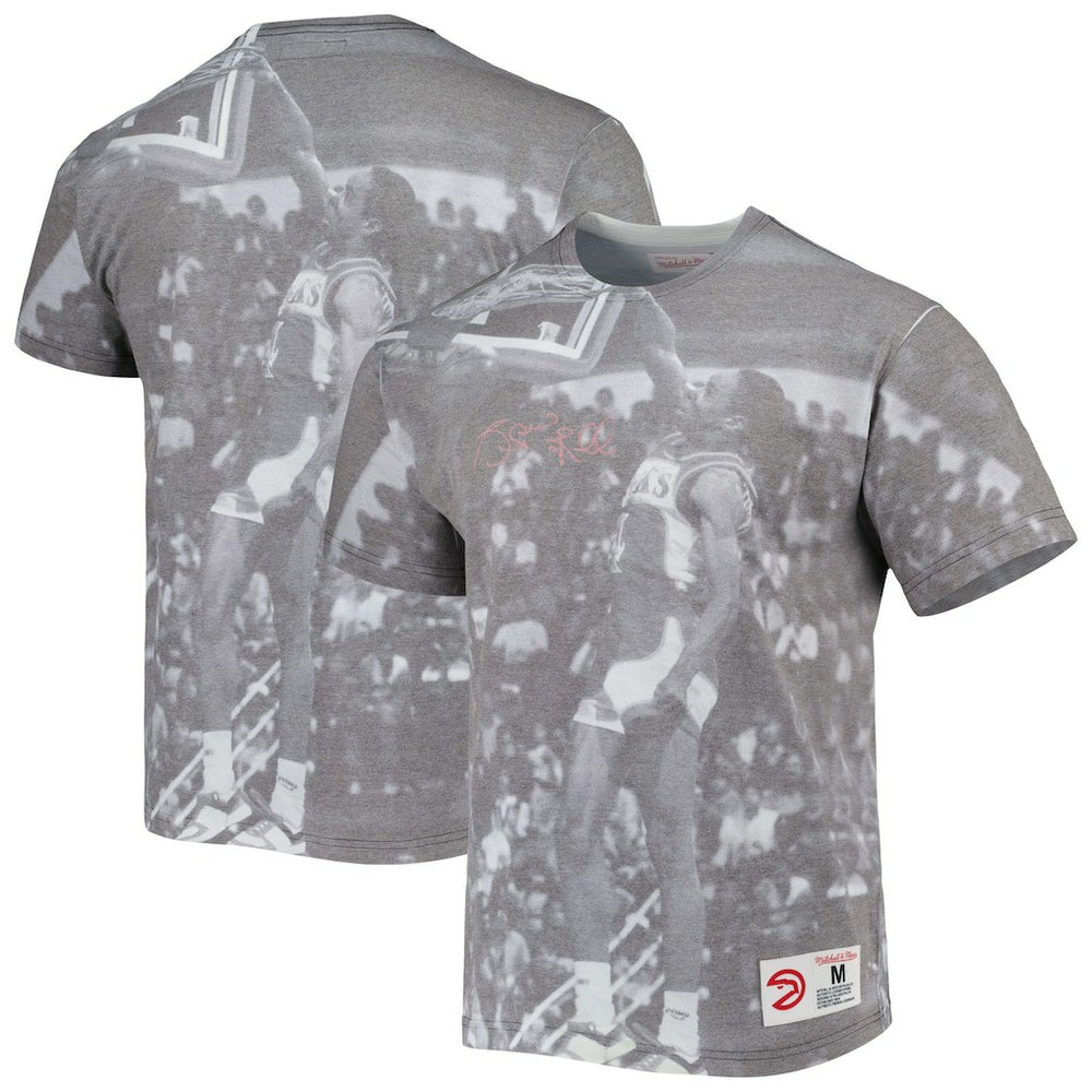 Spud Webb Atlanta Hawks Above The Rim T-Shirt Heather Gray | Mitchell & Ness discount