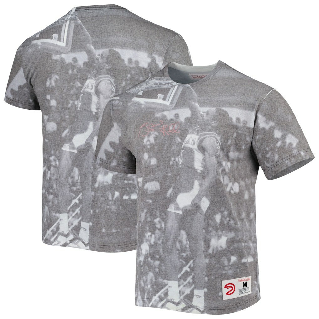 Spud Webb Atlanta Hawks Above The Rim T-Shirt Heather Gray | Mitchell & Ness discount