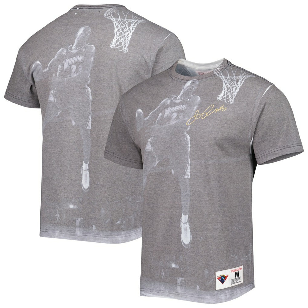 Jason Richardson Golden State Warriors Above The Rim T-Shirt for sale Heather Gray | Mitchell & Ness US
