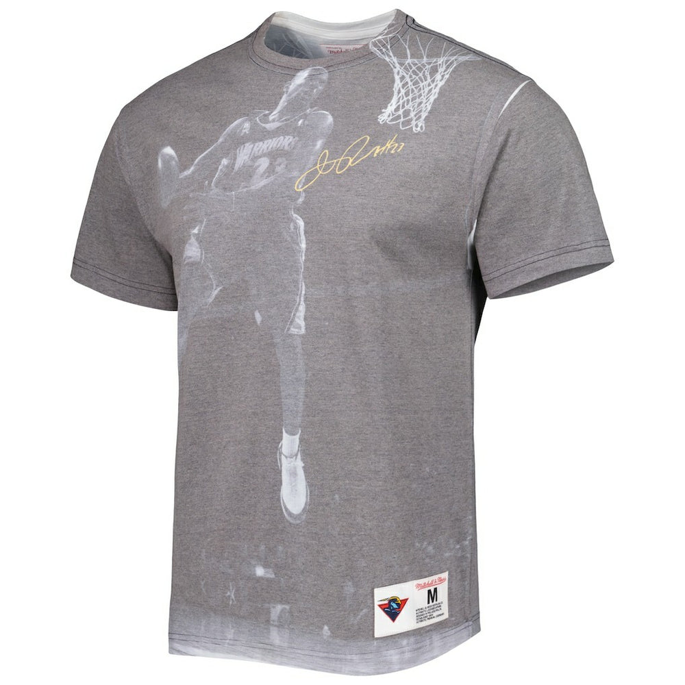 Jason Richardson Golden State Warriors Above The Rim T-Shirt for sale Heather Gray | Mitchell & Ness US