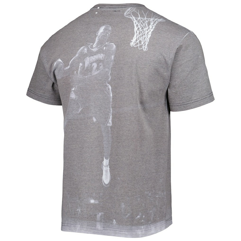 Jason Richardson Golden State Warriors Above The Rim T-Shirt for sale Heather Gray | Mitchell & Ness US