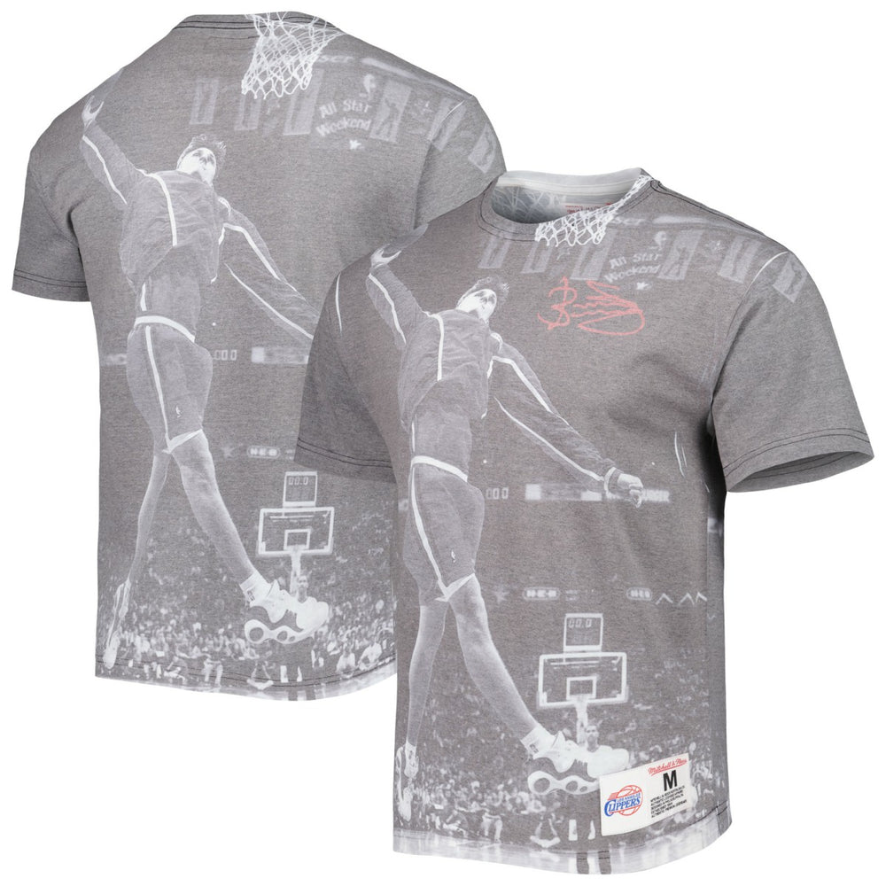 Brent Barry LA Clippers Above The Rim T-Shirt Heather Gray | Mitchell & Ness discount