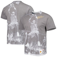 Shaquille O'Neal Los Angeles Lakers Above The Rim T-Shirt Heather Gray | Mitchell & Ness