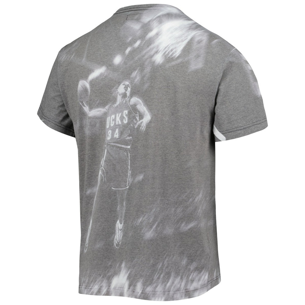 Ray Allen Milwaukee Bucks Above The Rim T-Shirt Gray | Mitchell & Ness