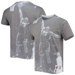 Dwyane Wade Miami Heat Above The Rim T-Shirt Heather Gray | Mitchell & Ness online