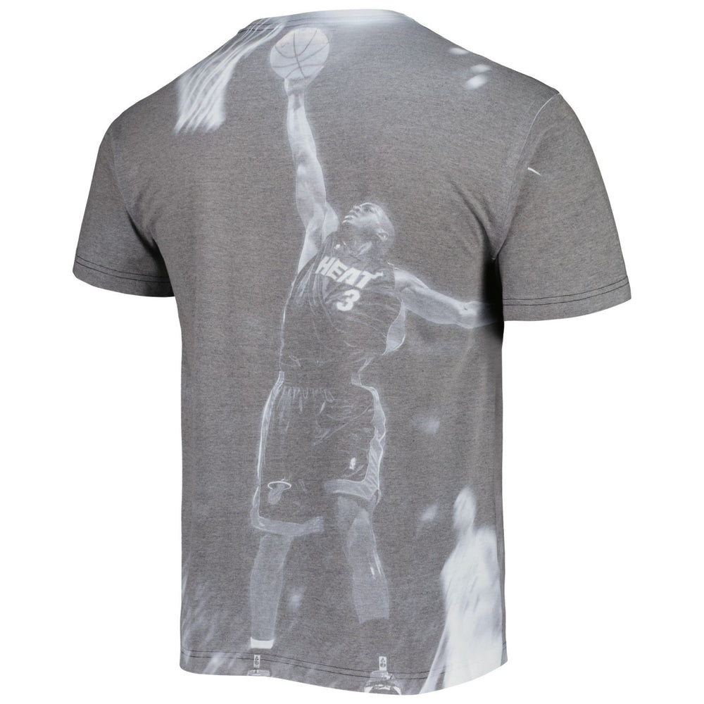 Dwyane Wade Miami Heat Above The Rim T-Shirt Heather Gray | Mitchell & Ness online