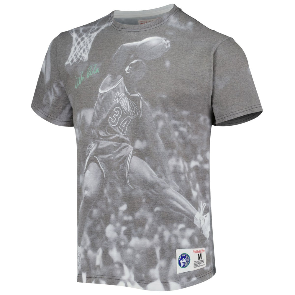 Isaiah Rider Minnesota Timberwolves Above The Rim T-Shirt Gray | Mitchell & Ness for sale