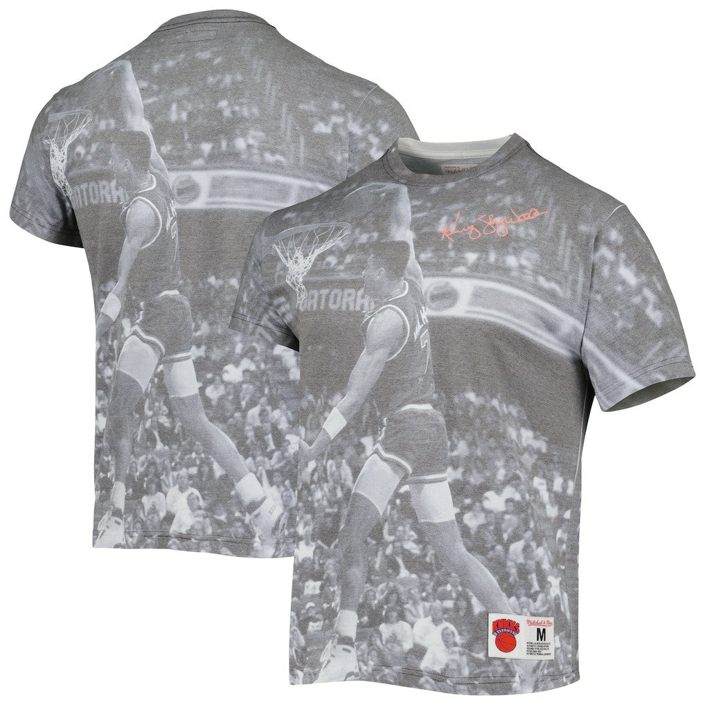 Kenny Walker New York Knicks Above The Rim T-Shirt Heather Gray | Mitchell & Ness outlet
