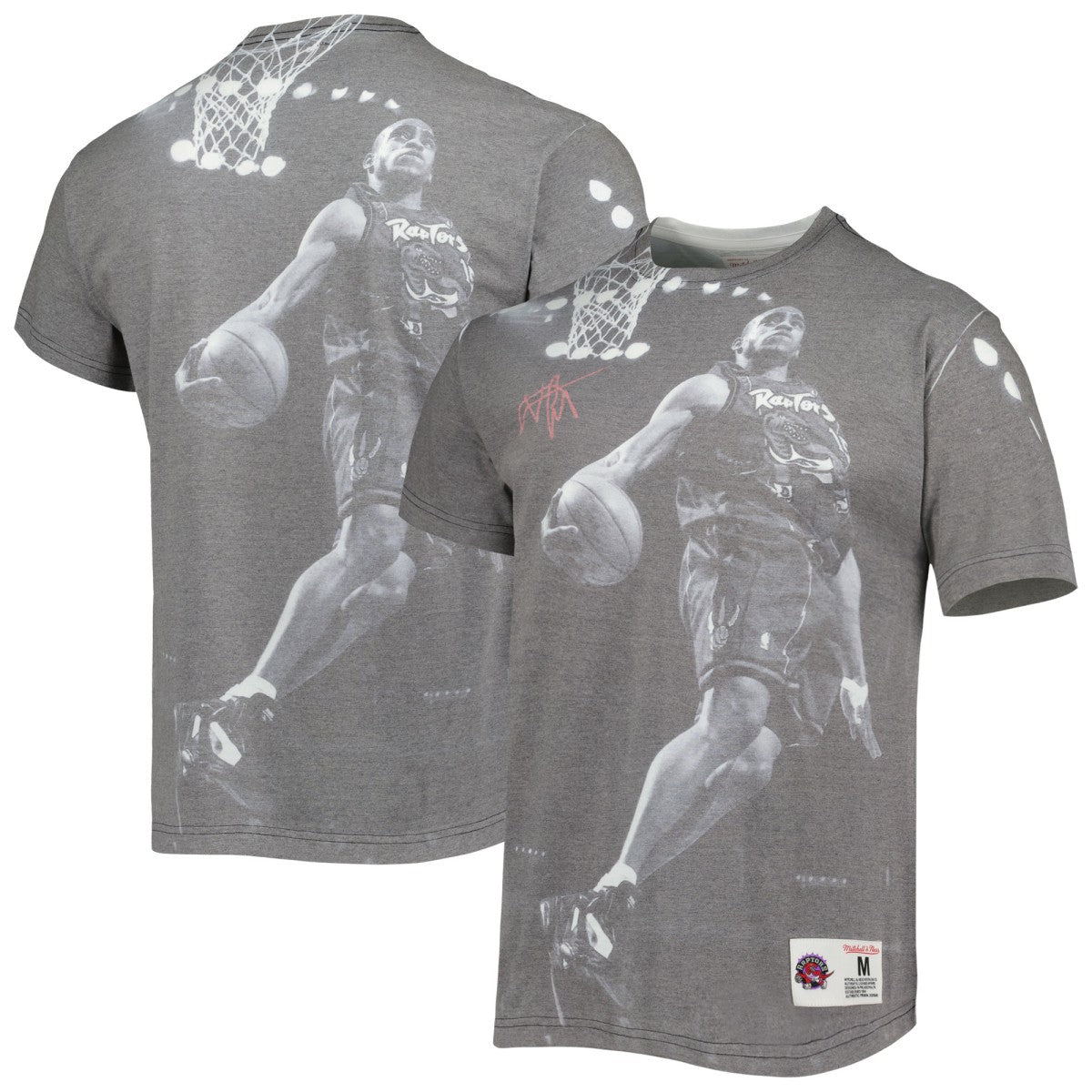 Vince Carter Toronto Raptors Above The Rim T-Shirt Heather Gray | Mitchell & Ness discount