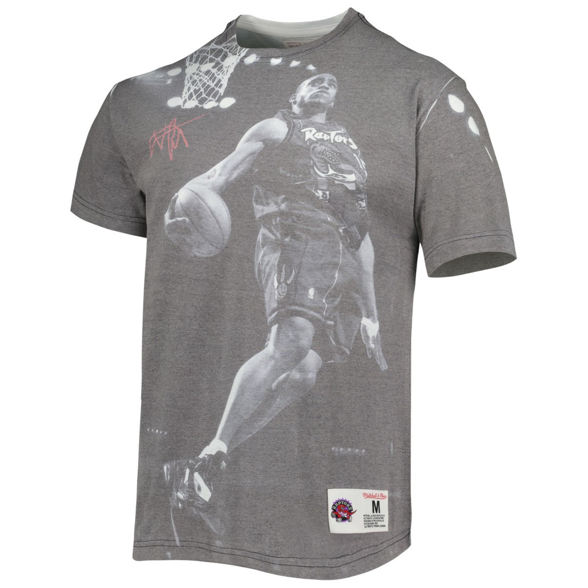 Vince Carter Toronto Raptors Above The Rim T-Shirt Heather Gray | Mitchell & Ness discount