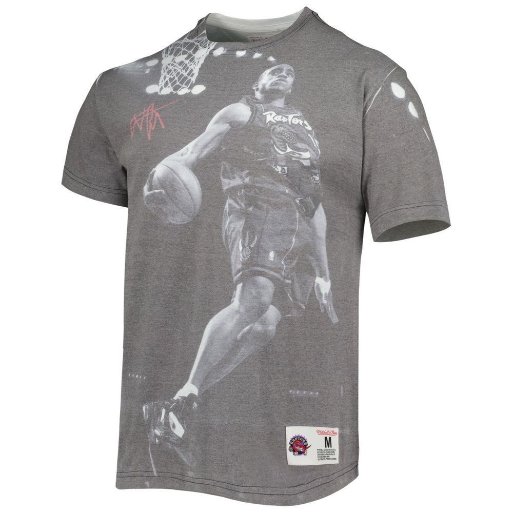Vince Carter Toronto Raptors Above The Rim T-Shirt Heather Gray | Mitchell & Ness discount