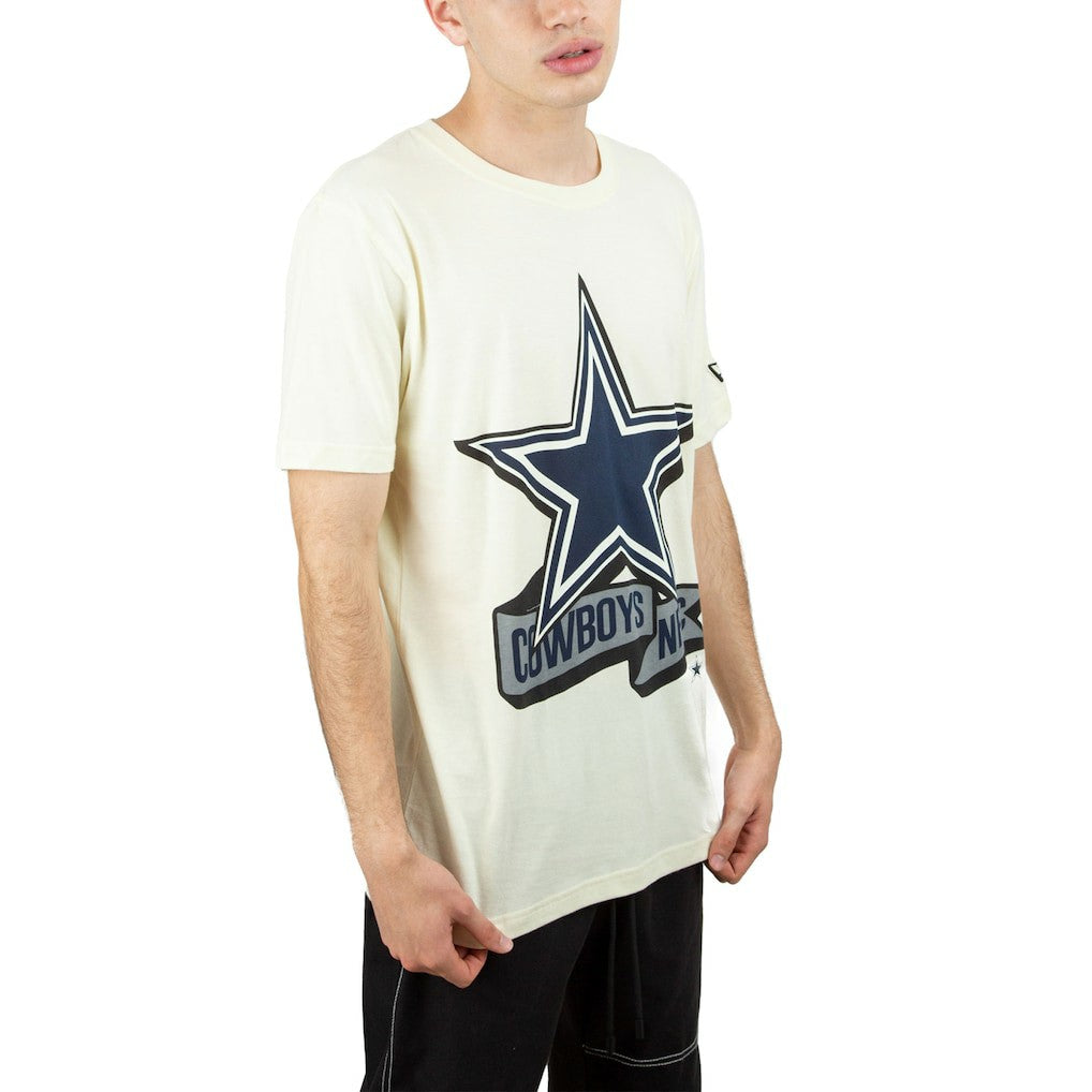 Dallas Cowboys New Era Chrome T-Shirt Cream