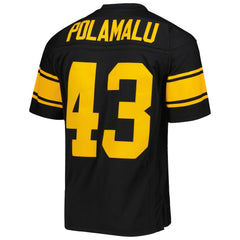 Mitchell & Ness Troy Polamalu Pittsburgh Steelers Legacy Replica Jersey Black