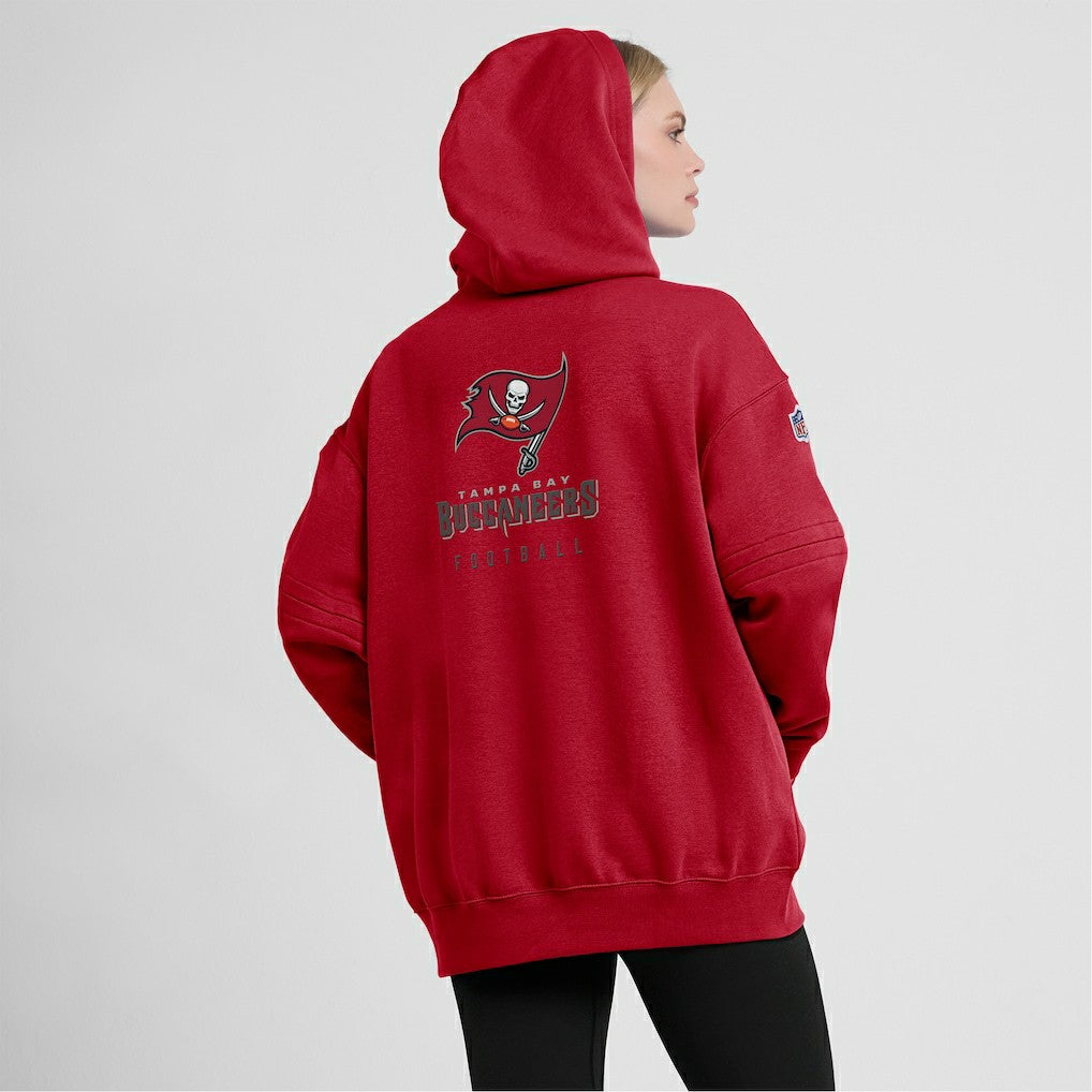 Nike Tampa Bay Buccaneers Women's 2023 Sideline Club Fleece Pullover Hoodie Red
