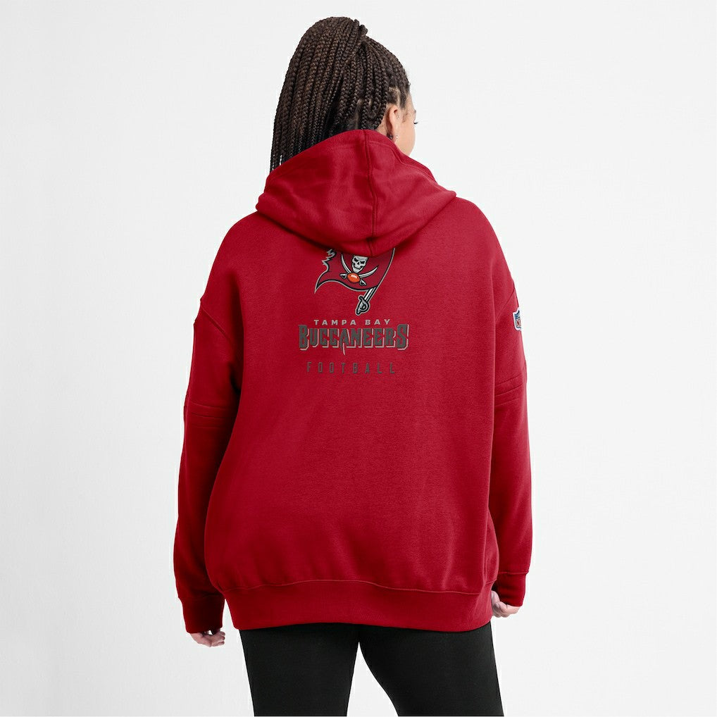 Nike Tampa Bay Buccaneers Women's 2023 Sideline Club Fleece Pullover Hoodie Red