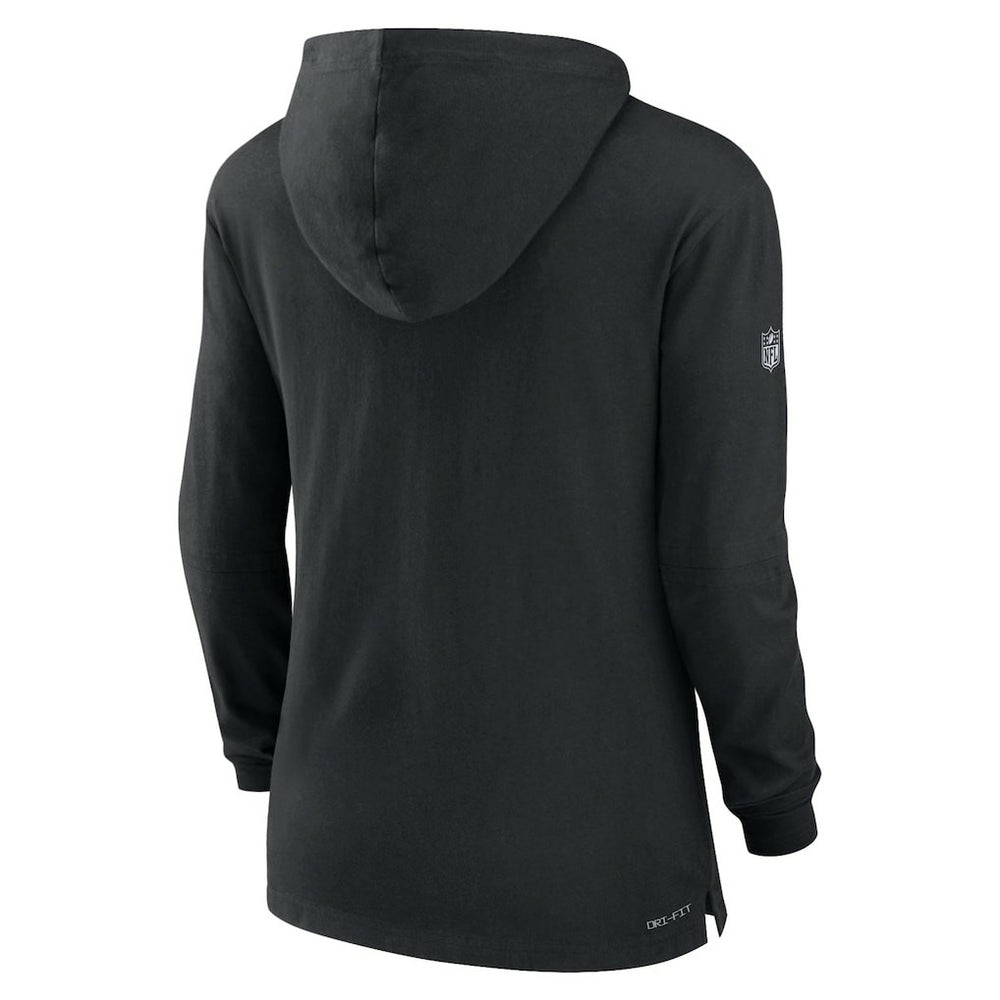 Nike Cincinnati Bengals Women's Sideline Performance Long Sleeve Hoodie T-Shirt Black