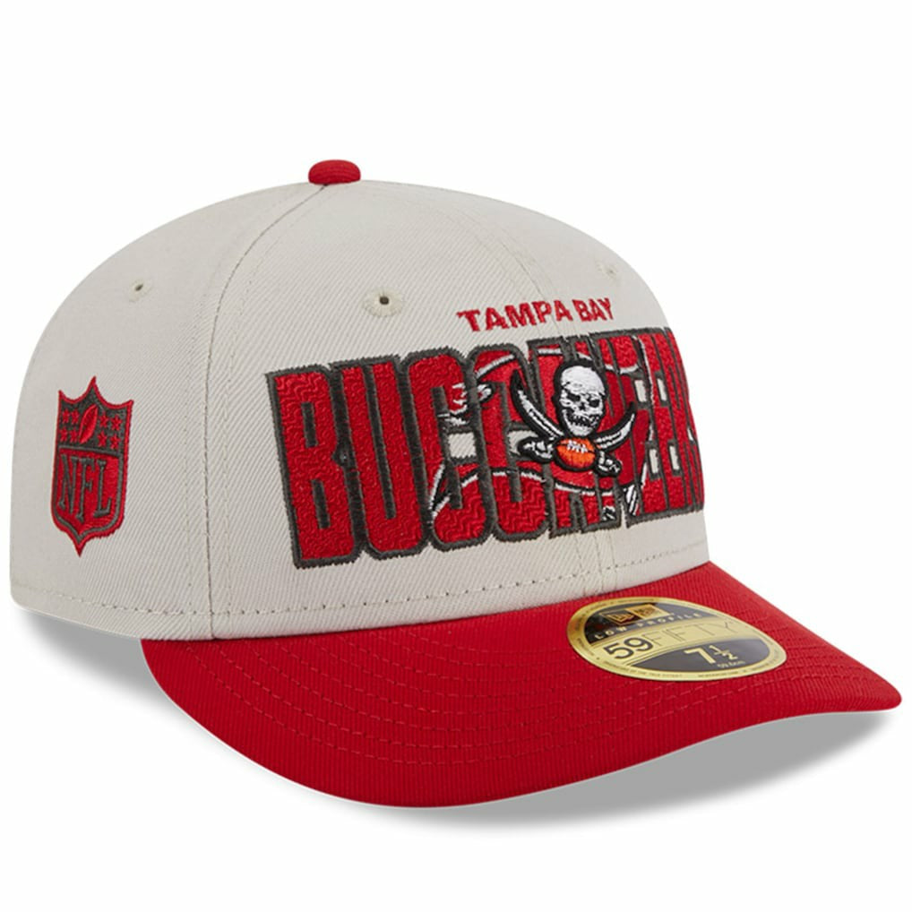 Tampa Bay Buccaneers New Era 2023 NFL Draft Low Profile 59FIFTY Fitted Hat Stone/Red