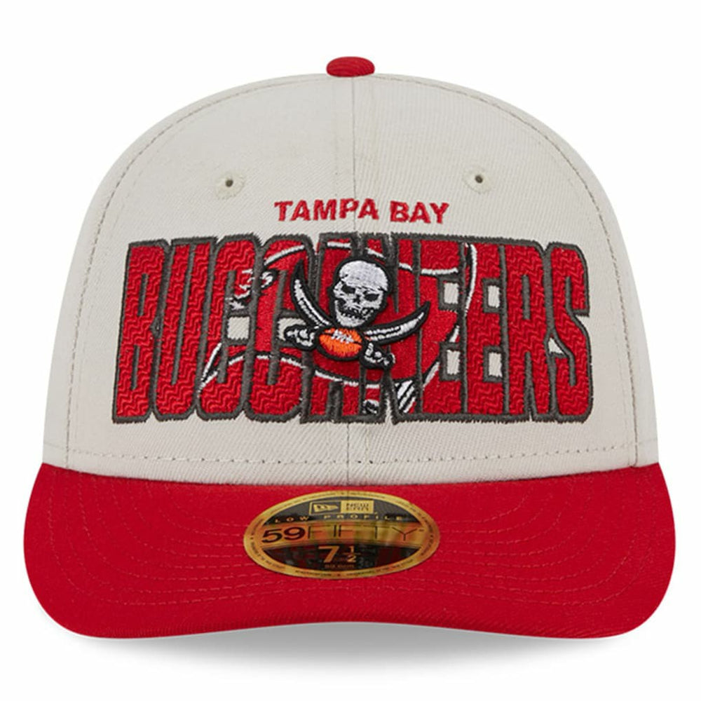 Tampa Bay Buccaneers New Era 2023 NFL Draft Low Profile 59FIFTY Fitted Hat Stone/Red