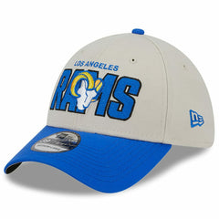 Los Angeles Rams New Era 2023 NFL Draft 39THIRTY Flex Hat Stone/Royal