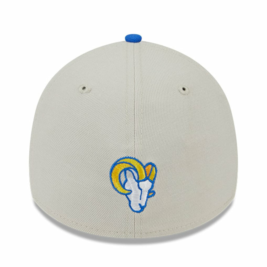 Los Angeles Rams New Era 2023 NFL Draft 39THIRTY Flex Hat Stone/Royal