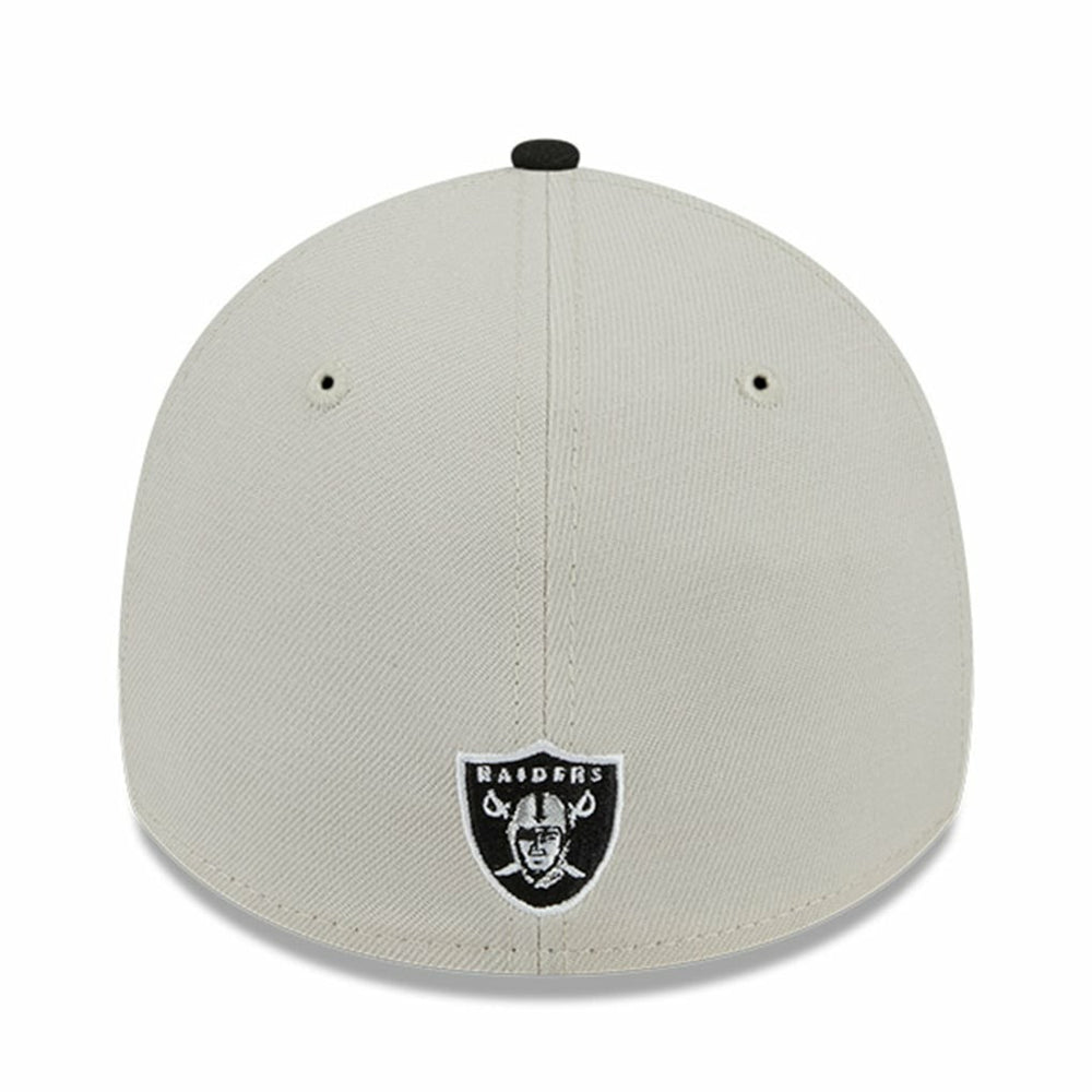 Las Vegas Raiders New Era 2023 NFL Draft 39THIRTY Flex Hat Stone/Black