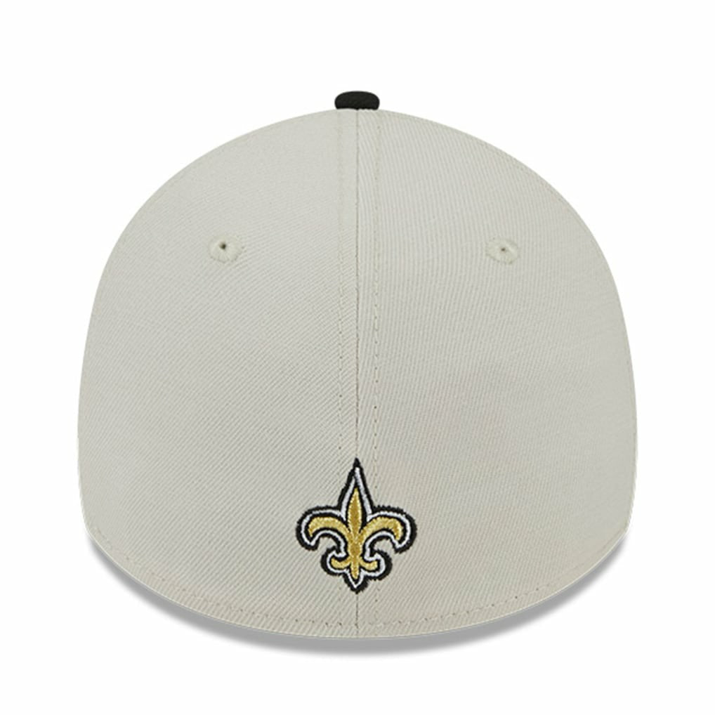 New Orleans Saints New Era 2023 NFL Draft 39THIRTY Flex Hat Stone/Black