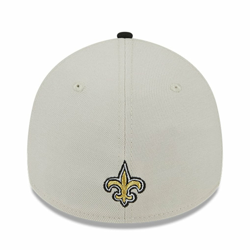 New Orleans Saints New Era 2023 NFL Draft 39THIRTY Flex Hat Stone/Black