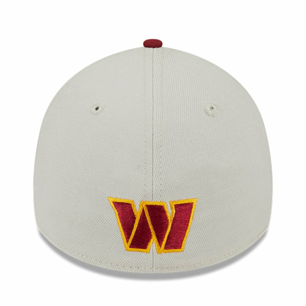 Washington Commanders New Era 2023 NFL Draft 39THIRTY Flex Hat Stone/Burgundy